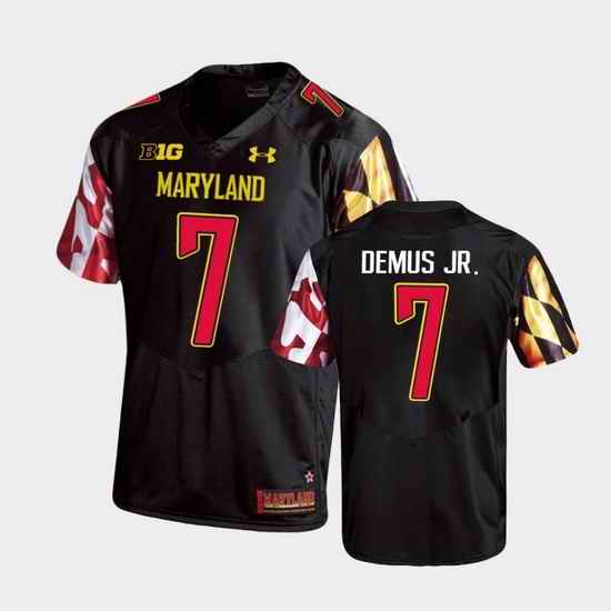 Men Maryland Terrapins Dontay Demus Jr. Replica Black College Football Jersey